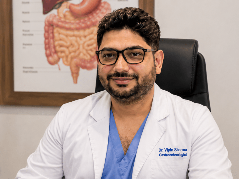 Dr. Vipin Sharma (DM) - Best Gastroenterologist Gastrologist Doctor in Sultanpur Road Lucknow