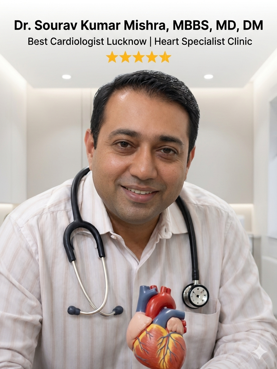 Dr. S. K. Mishra (DM) - Best Cardiologist Heart Doctor in Arjunganj Sultanpur Road Lucknow